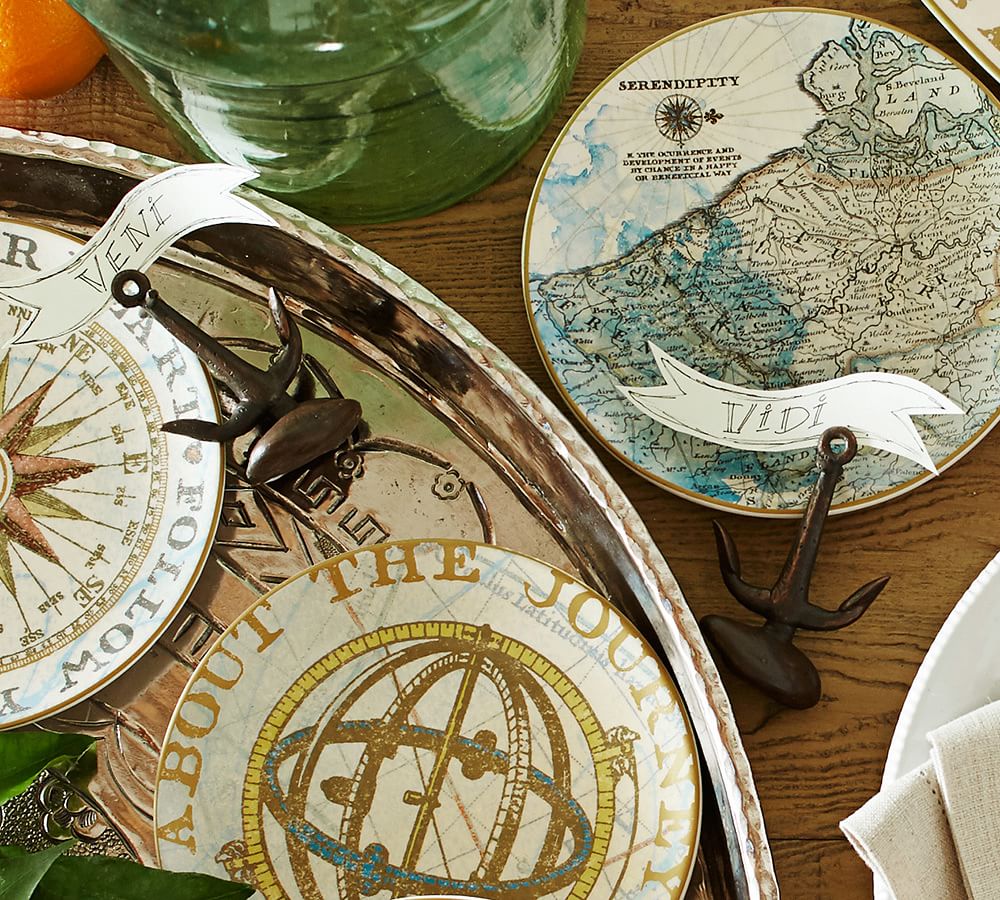 Anchor Place Card Holder, Set of 4 Pottery Barn