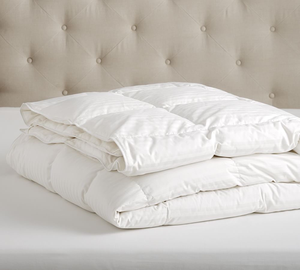 Classic 550 FP White Down Duvet Insert Pottery Barn