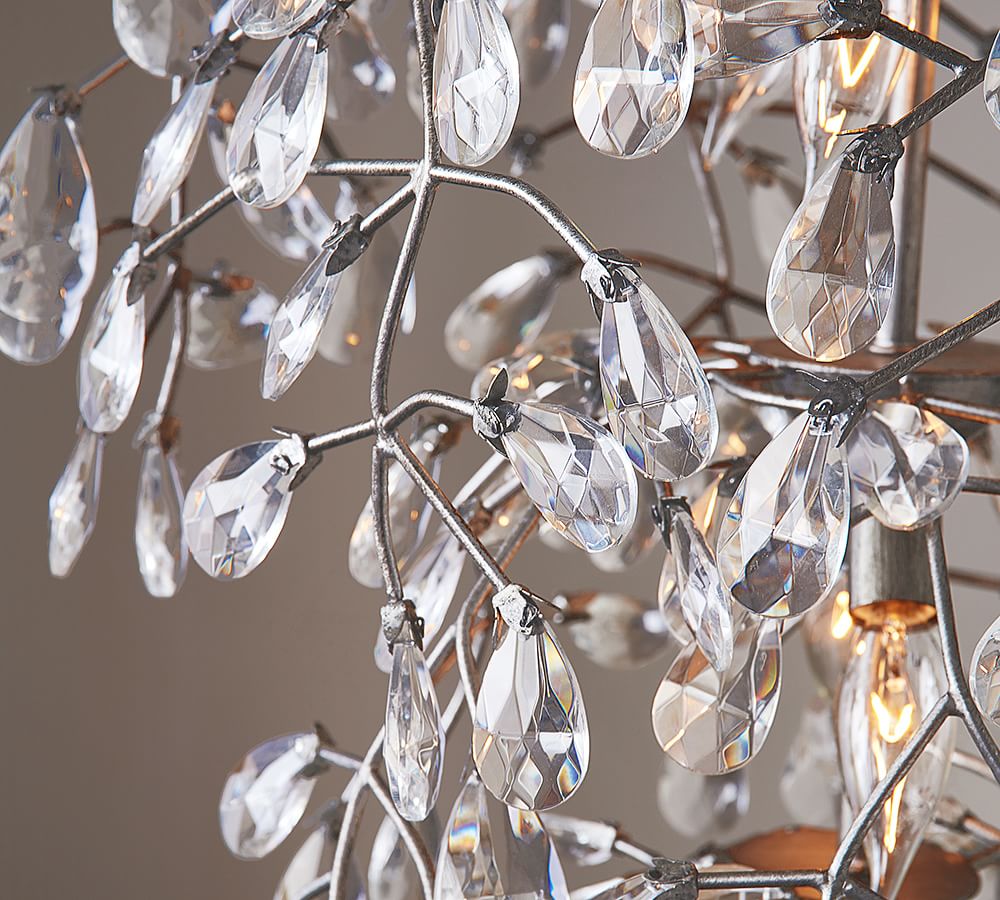 Bella Crystal Round Chandelier Pottery Barn