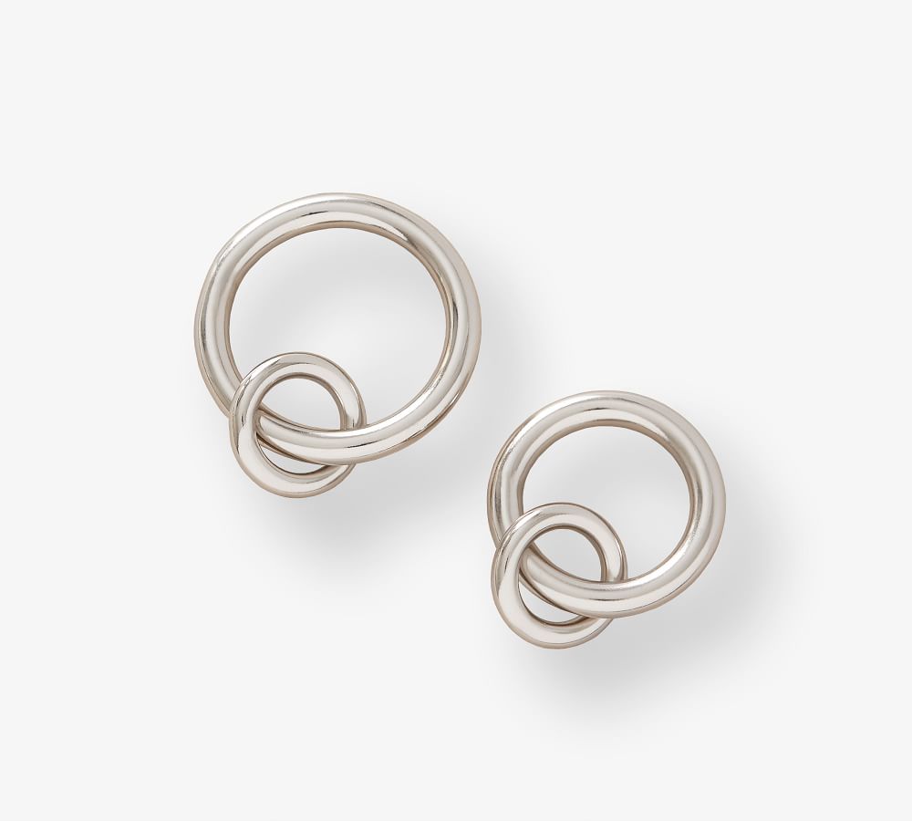 Polished Nickel Round Rings | Pottery Barn