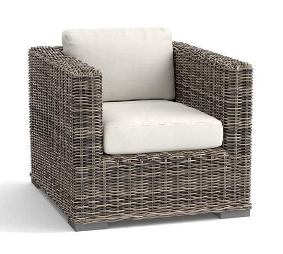 square wicker chair