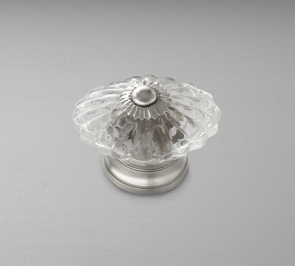 Vintage Glass Oval Knob Pottery Barn