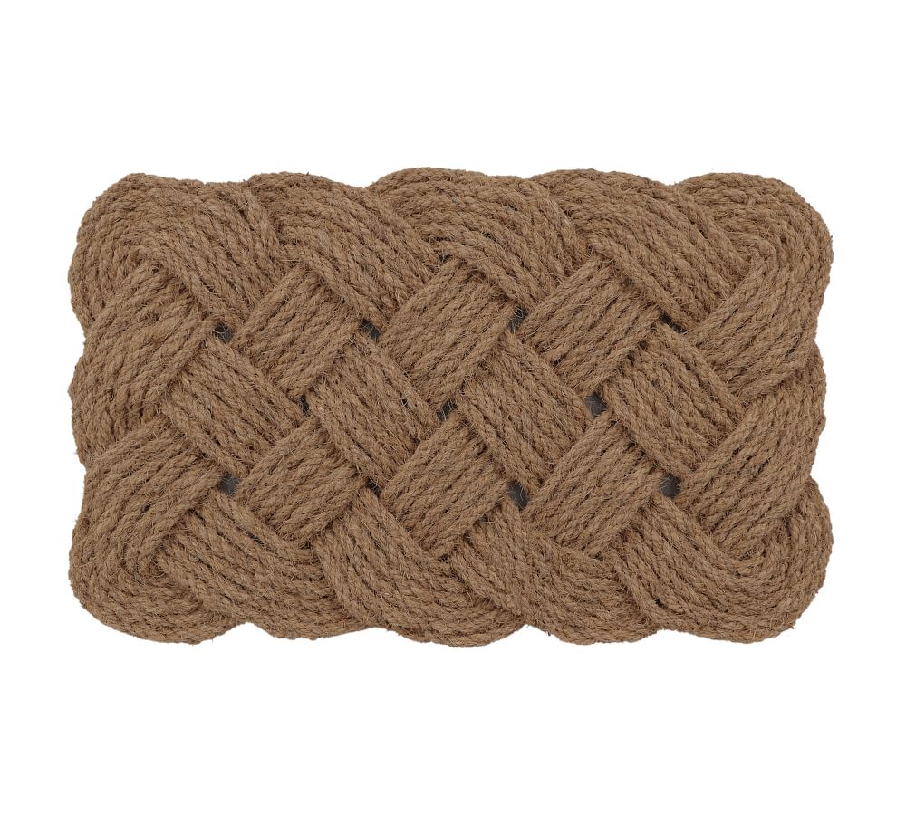 Handknotted Woven Doormat Pottery Barn