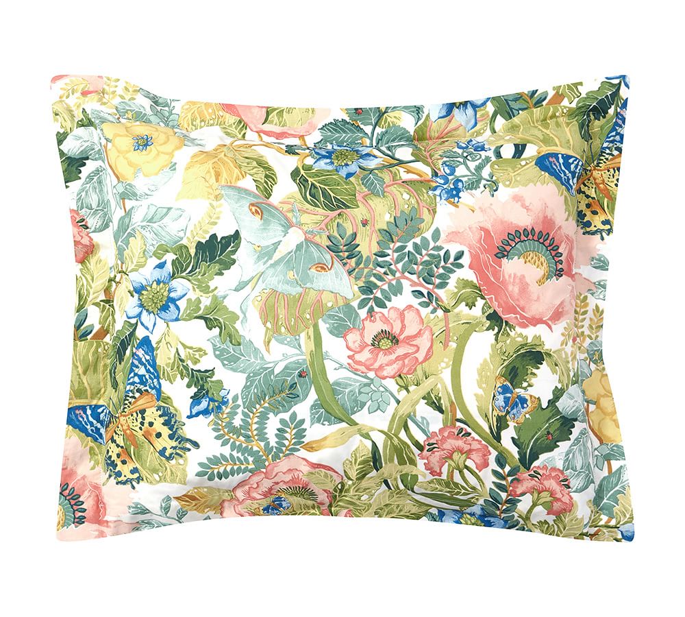 Lyla Garden Reversible Patterned Duvet Cover & Sham | Pottery Barn