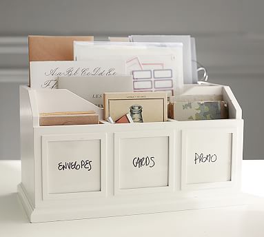 pottery barn desk organizer