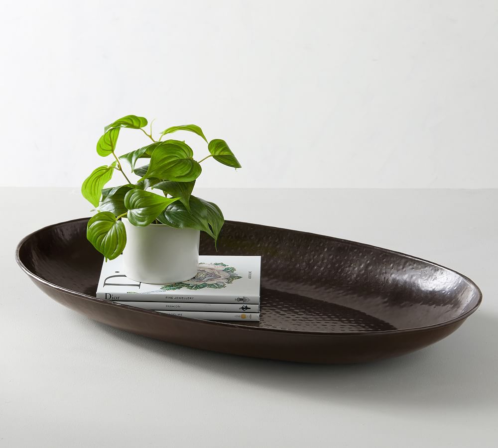 Metal Charger Candle Tray Pottery Barn