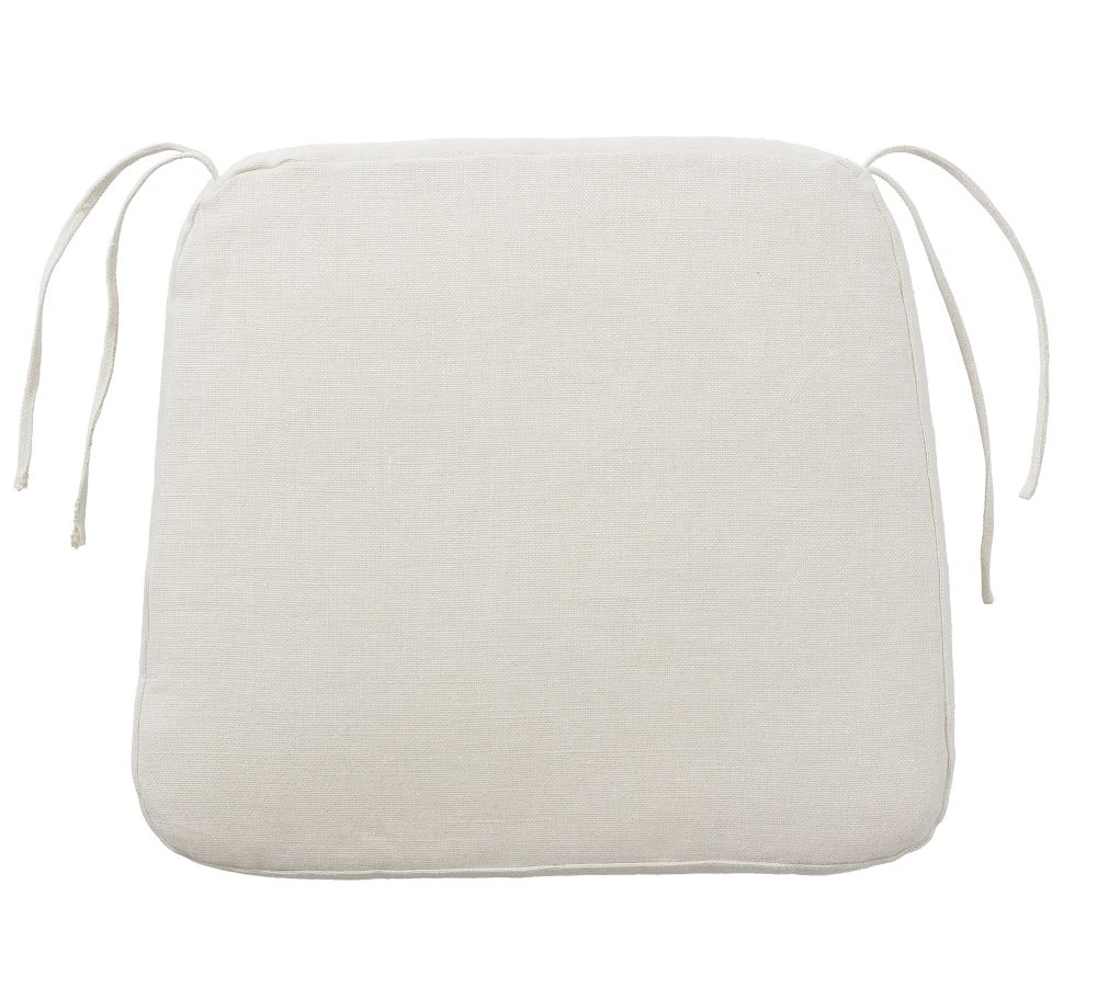 Belgian Linen Wooden Dining Chair Cushion Pottery Barn