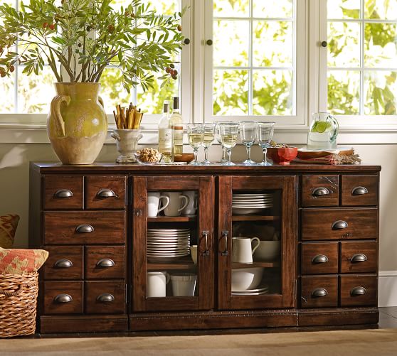 pottery barn buffet table