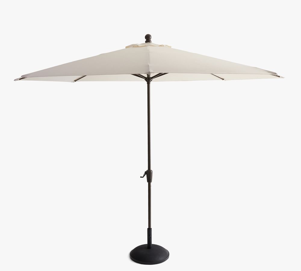 Round Outdoor Umbrella Outdoor Umbrellas Pottery Barn