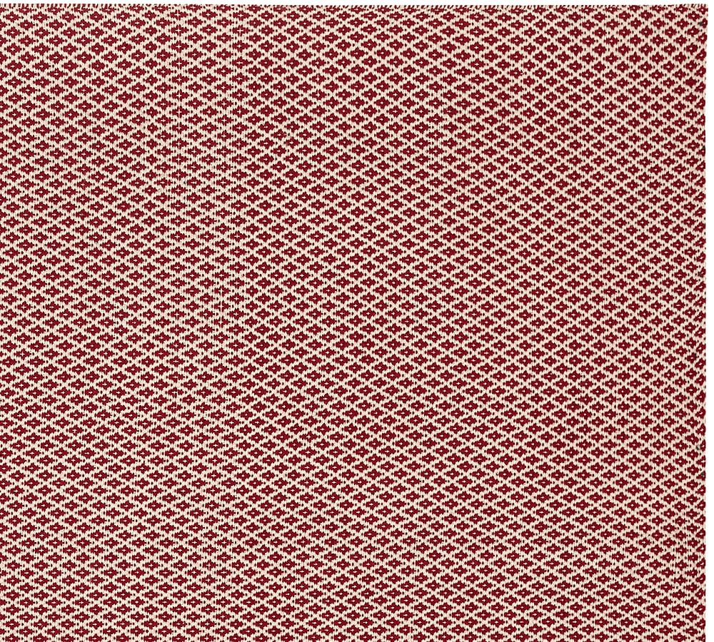 Basic Diamond Recycled Yarn Indoor/Outdoor Rug Pottery Barn