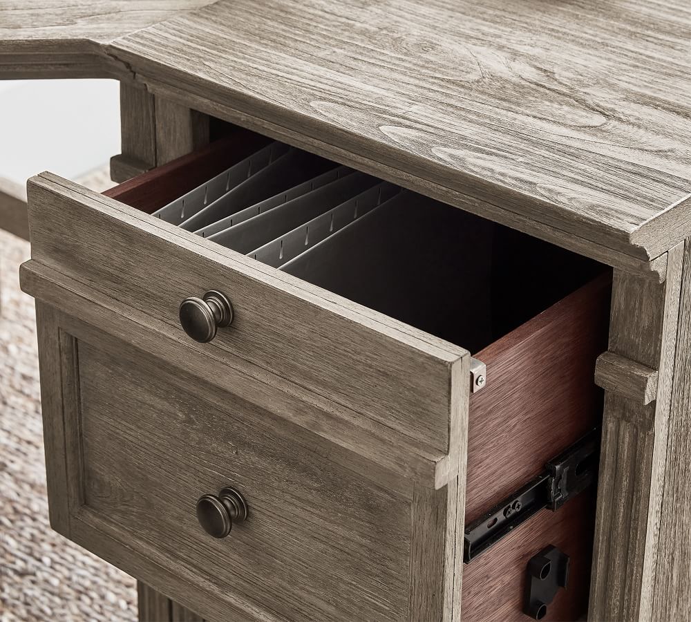 Livingston Corner Desk with Drawers Pottery Barn