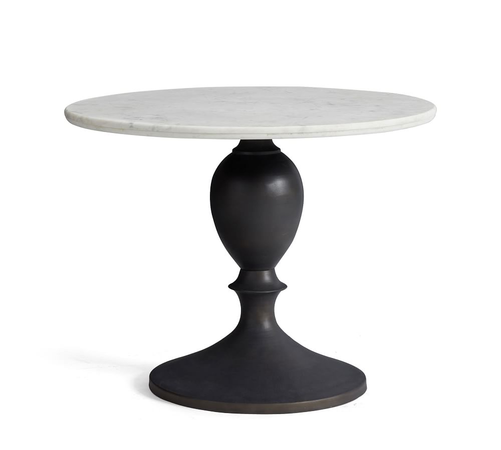 Chapman Round Marble Pedestal Dining Table Pottery Barn