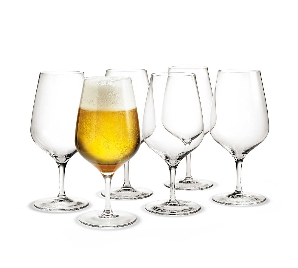Holmegaard® Beer Glasses, Set of 6 Pottery Barn
