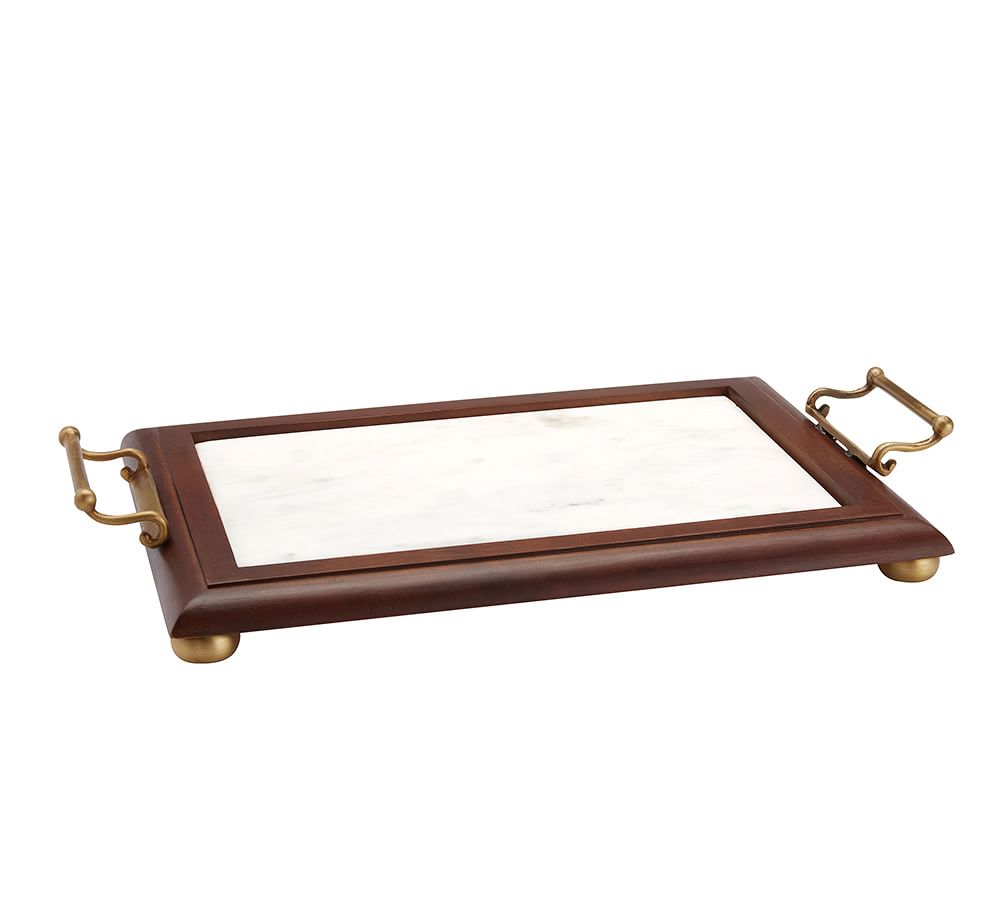 Plaza Entertaining Marble Tray Pottery Barn