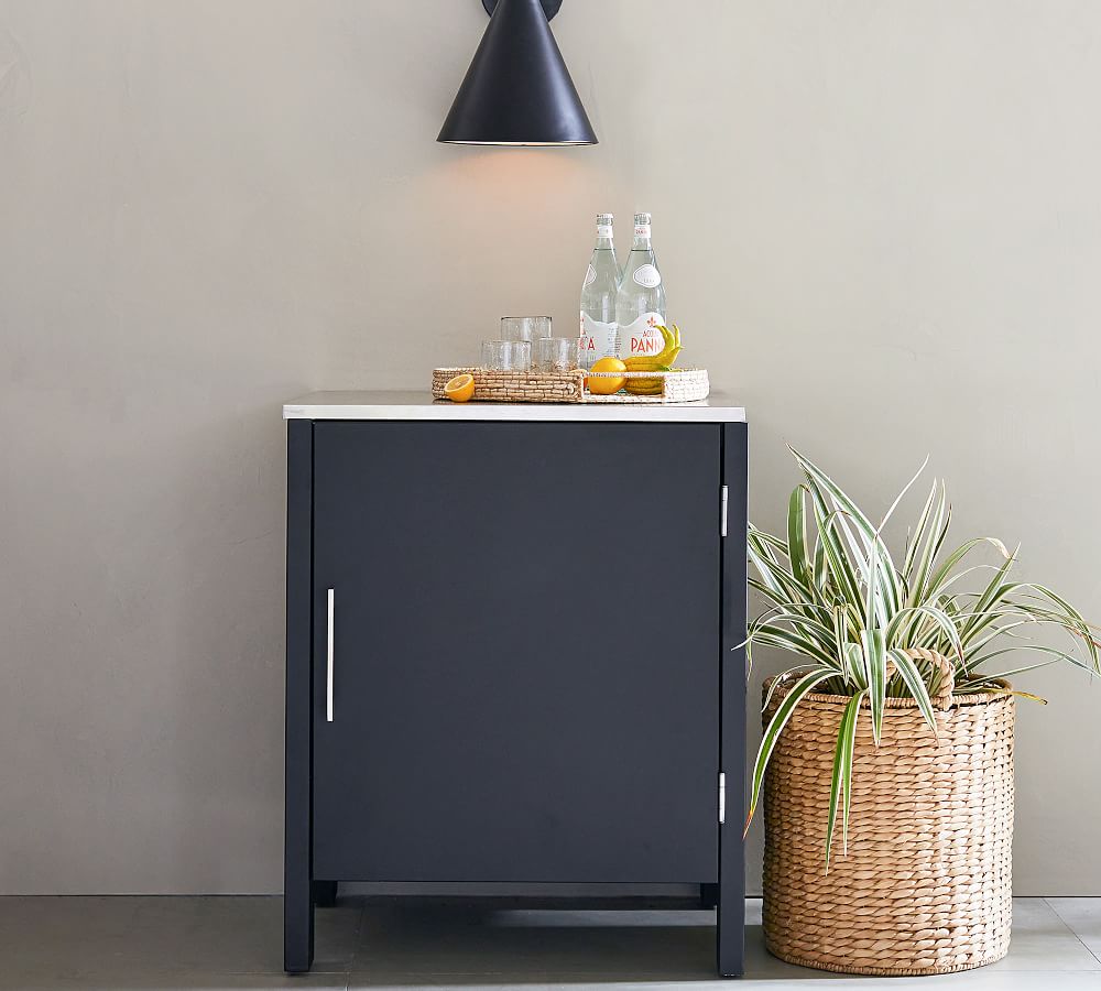 Malibu Metal Outdoor Kitchen Single Pottery Barn