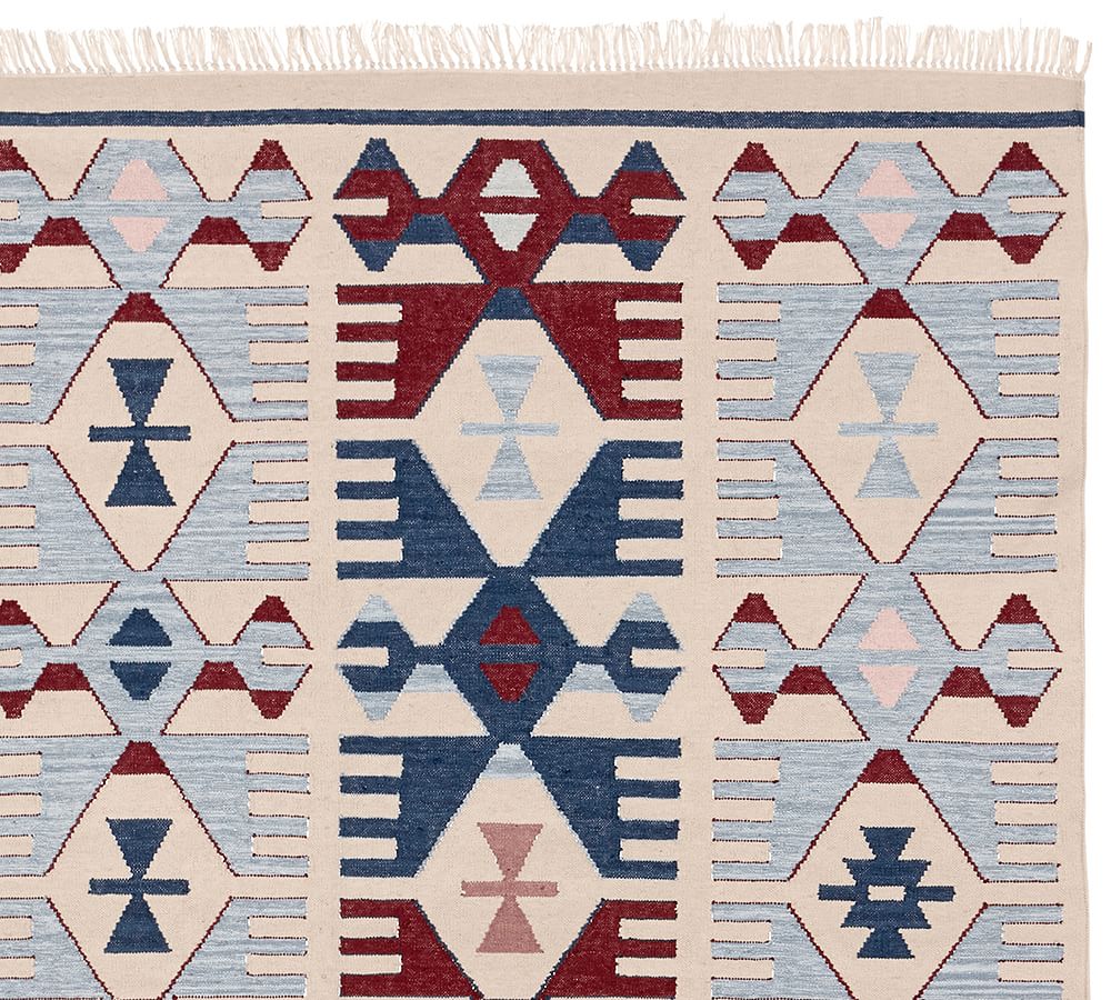 Dayton Kilim Recycled Yarn Indoor/Outdoor Rug Pottery Barn