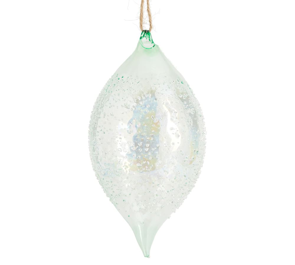 Seaglass Teardrop Ornament | Pottery Barn