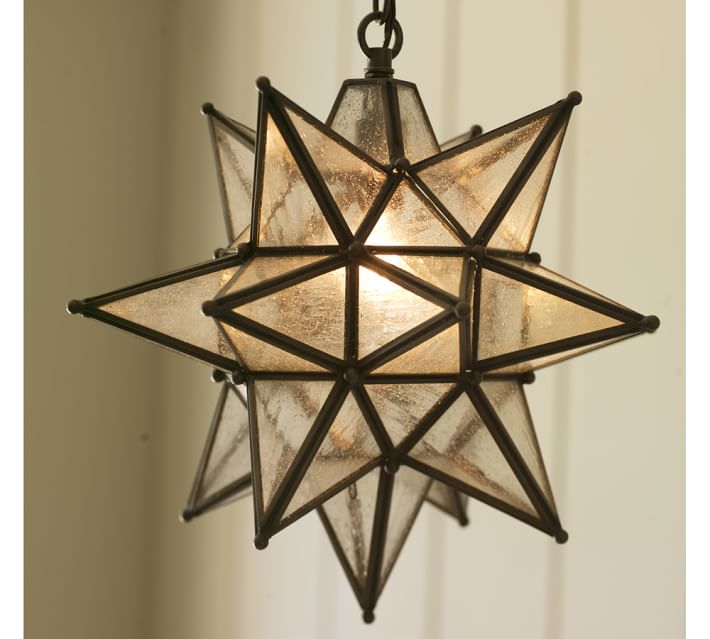 moravian star pendant light