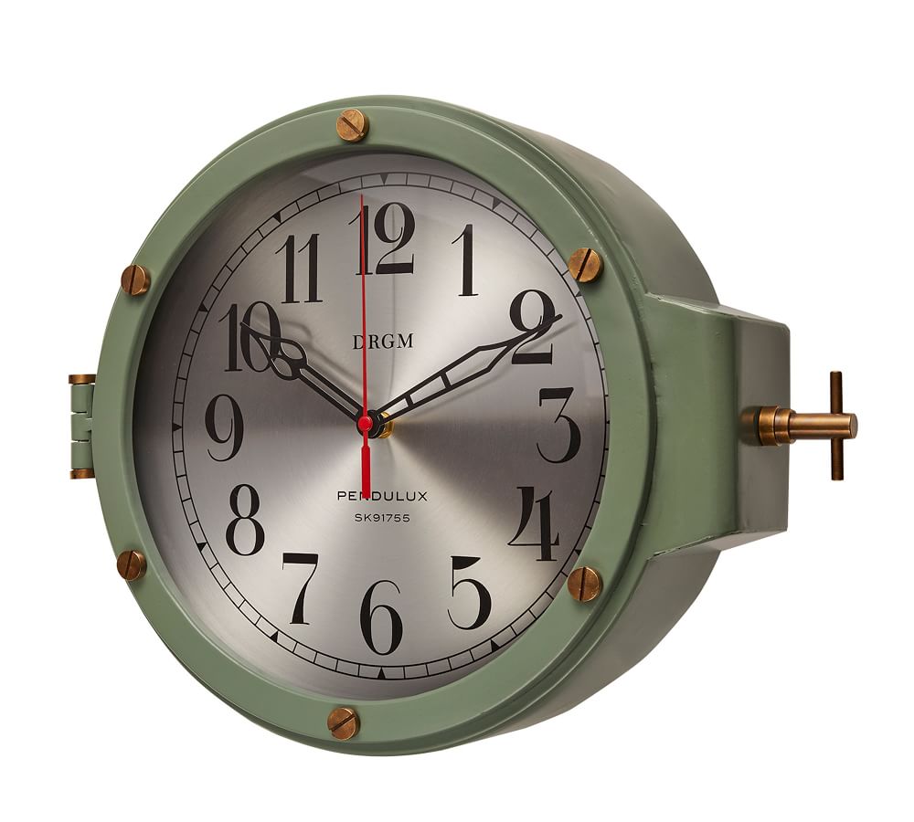 UBoat Wall Clock Decorative Clock Pottery Barn