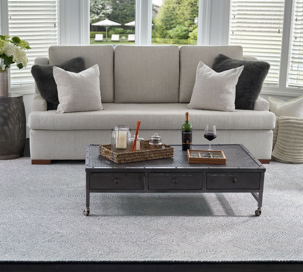 Iweala Handcrafted Chevron Rug Pottery Barn