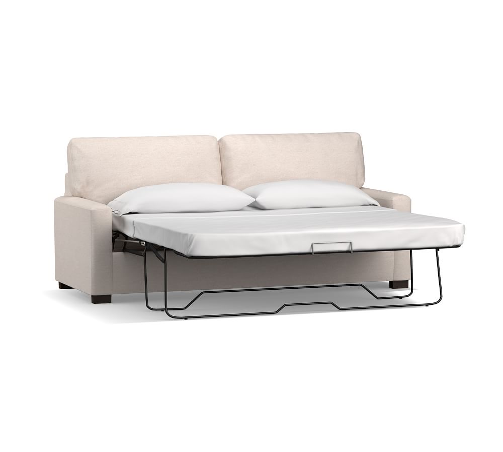 Turner Square Upholstered Sleeper Sofa Bed Pottery Barn