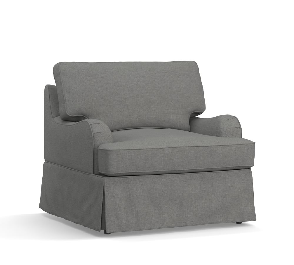 Hawthorne English Arm Slipcovered Armchair Pottery Barn