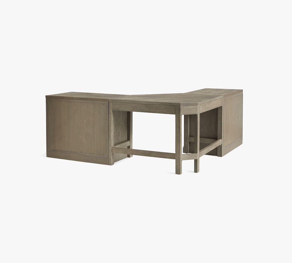 Livingston Corner Desk with Drawers Pottery Barn