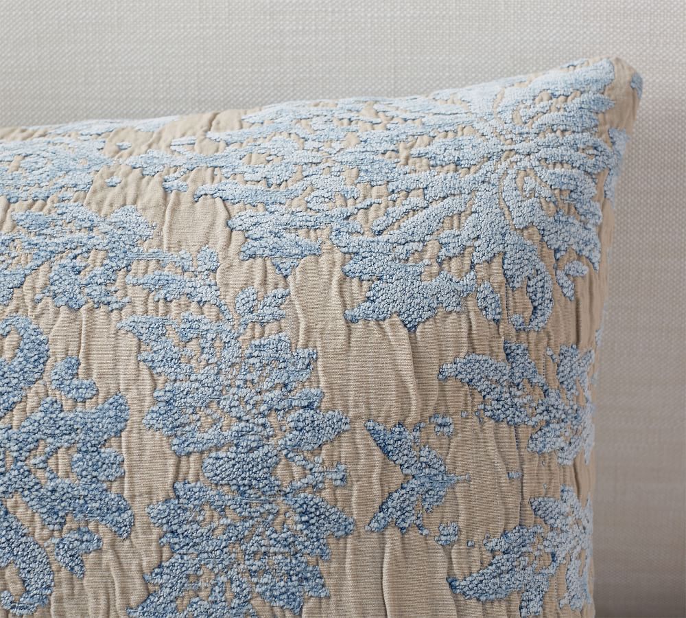 Elizabeth Jacquard Lumbar Pillow Covers Pottery Barn