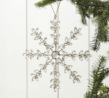 Jeweled Snowflake Ornament | Pottery Barn