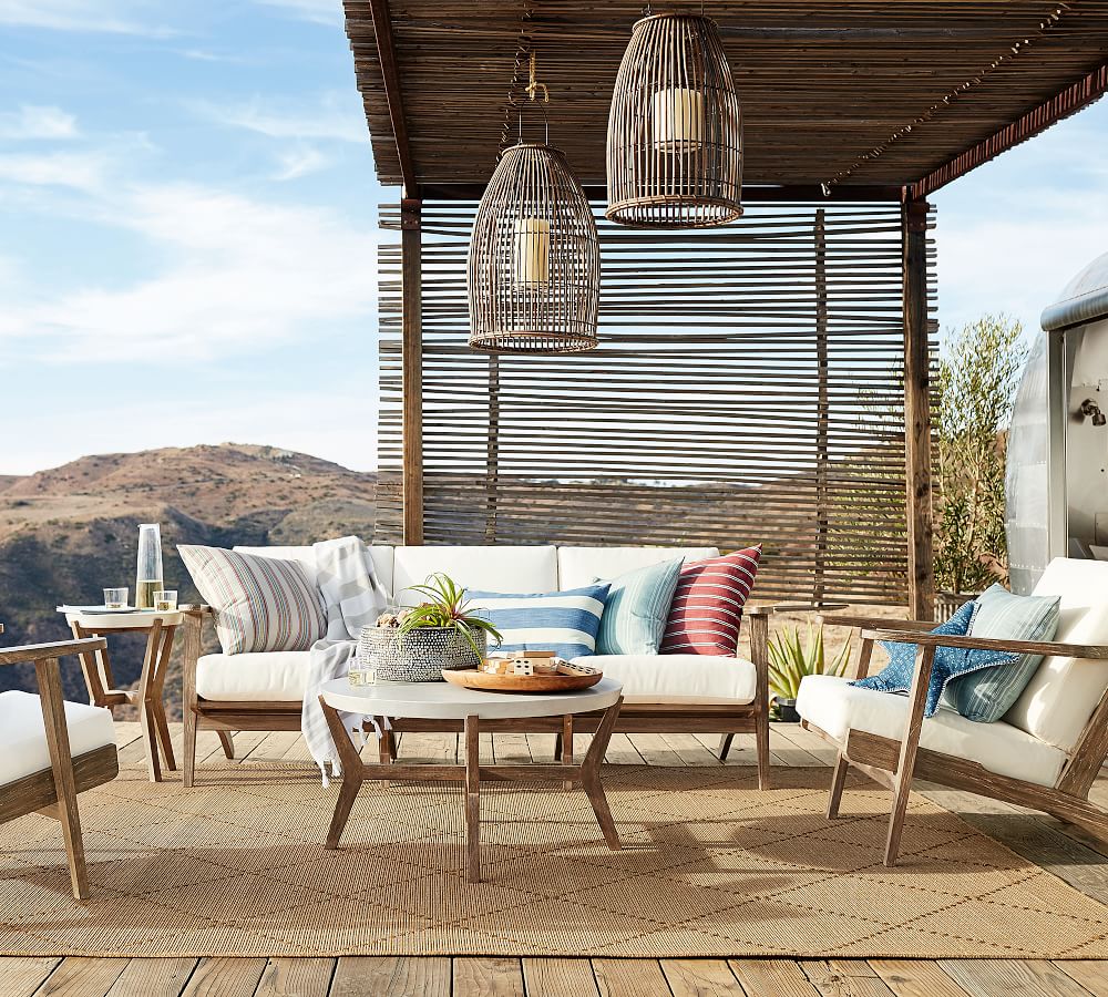 Raylan Outdoor Side Table Pottery Barn