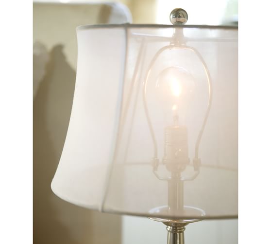 sheer lamp shades