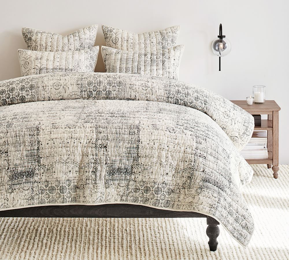 Sedona Handcrafted Cotton Quilt & Shams Pottery Barn