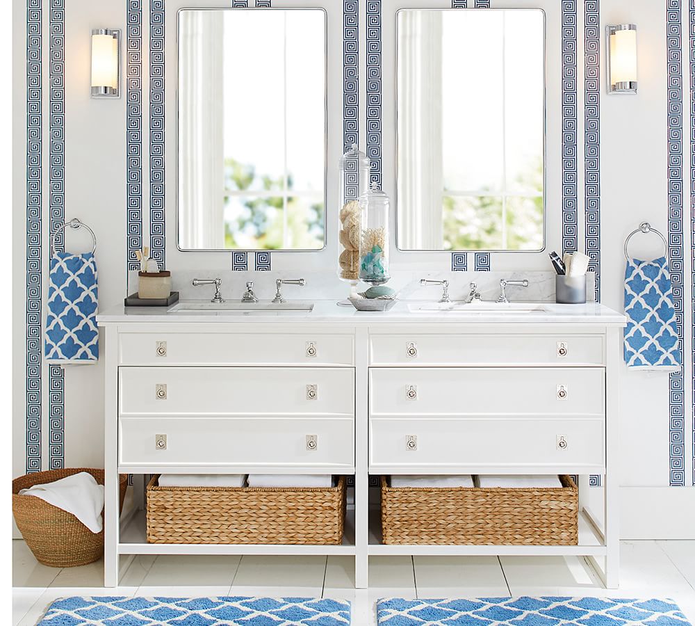 Vintage Rounded Rectangular Recessed Medicine Pottery Barn