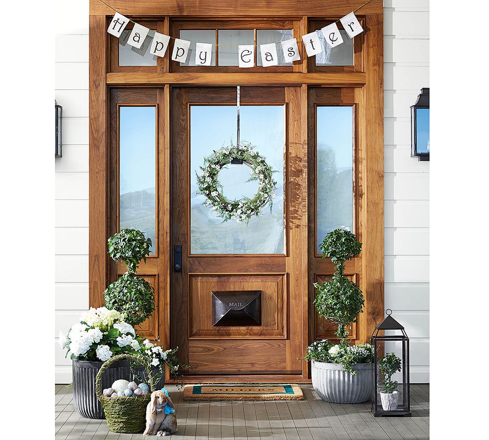 Green Moss Basket Pottery Barn