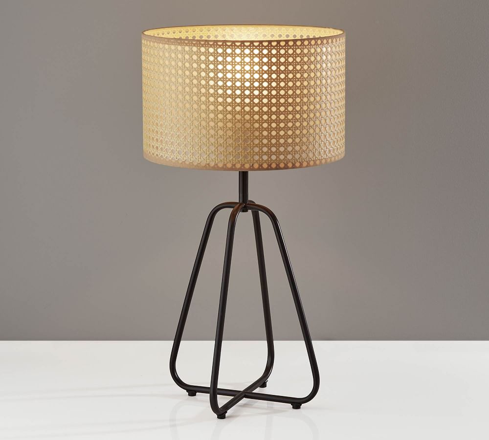 Abacus Cane Table Lamp | Pottery Barn