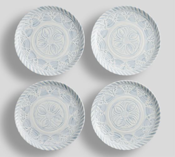 pottery barn melamine dinner plates