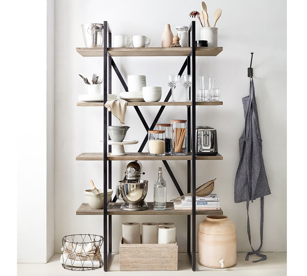 Houston 42" x 71" Etagere Bookcase Pottery Barn