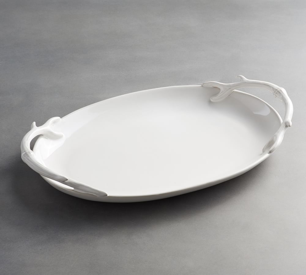 Antler Handled Serving Platter Pottery Barn