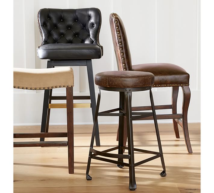 manchester bar stool pottery barn