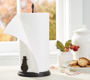 Snowman &amp; Tree Paper Towel Holder | Kitchen Accessories | Pottery Barn