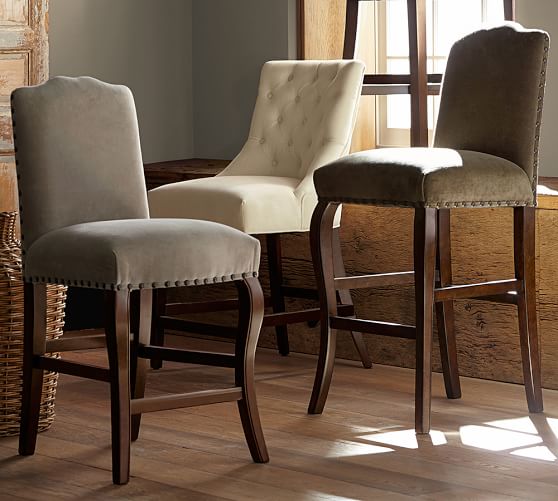 pottery barn bar stool chairs