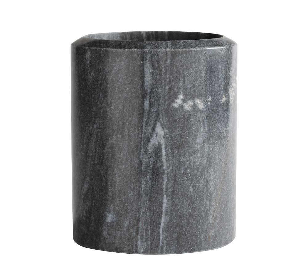 Black Marble Kitchen Utensil Holder Kitchen Accessories Pottery Barn