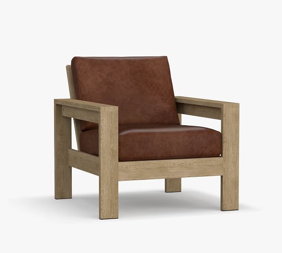 malibu leather accent chair