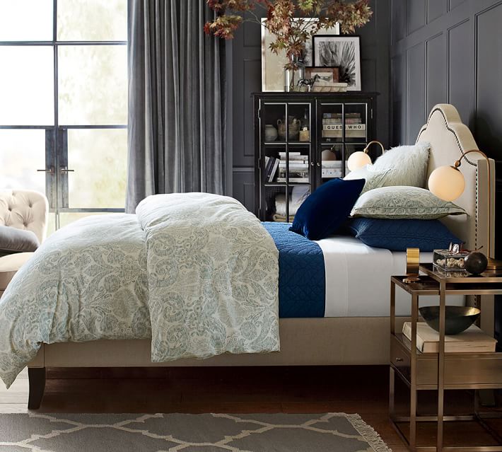 Samantha Damask Sateen Duvet Cover 