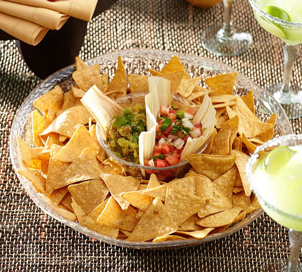 Rope Melamine Chip & Dip Server Pottery Barn