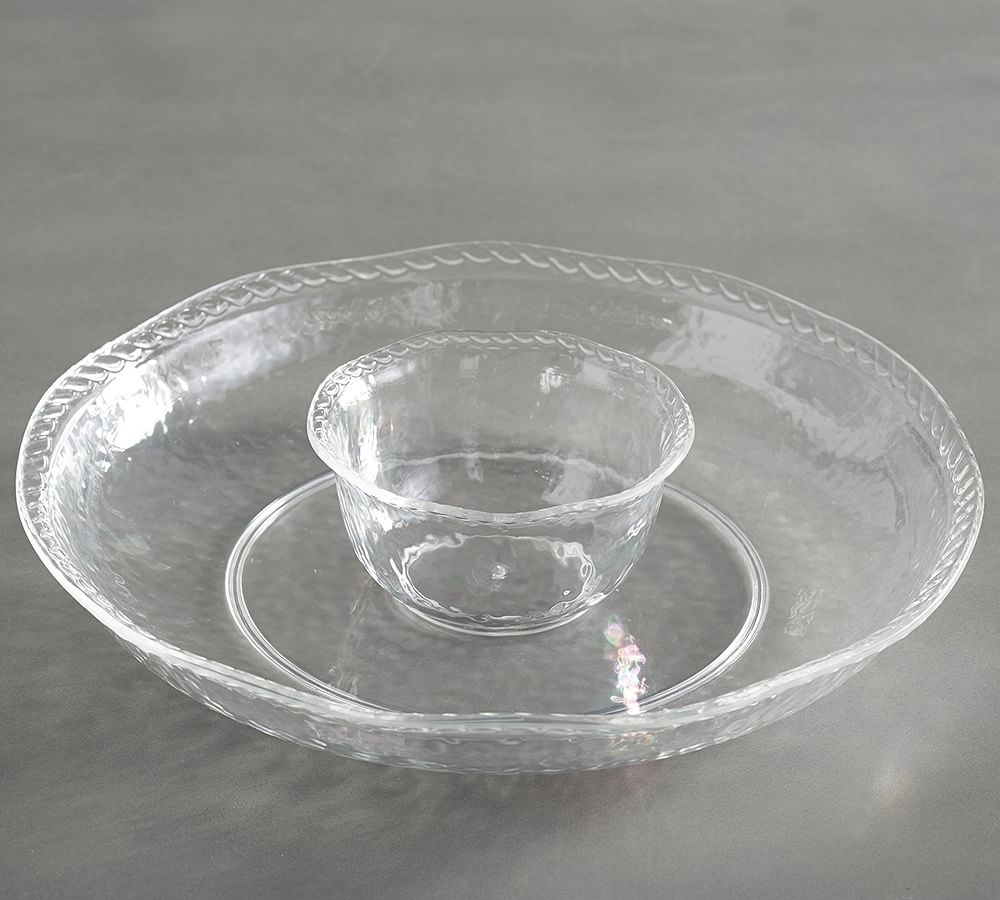 Rope Melamine Chip & Dip Server Pottery Barn