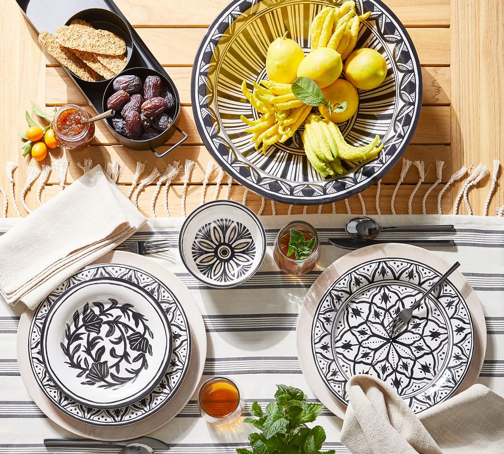 Marrakesh Melamine Dinnerware Collection Pottery Barn