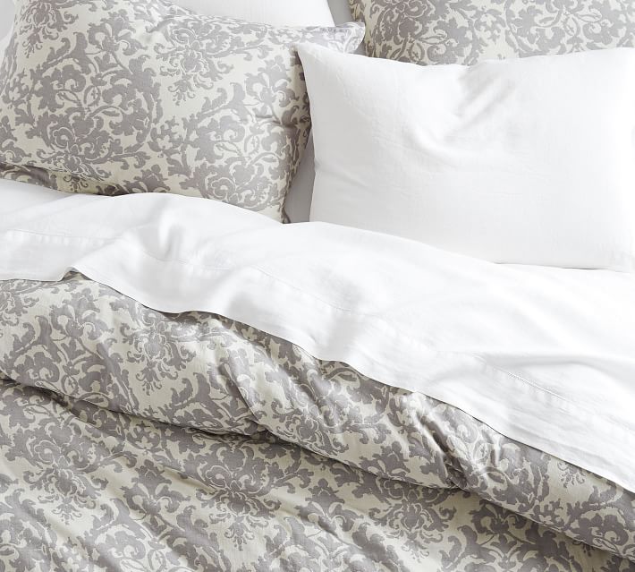 jacquard medallion duvet cover