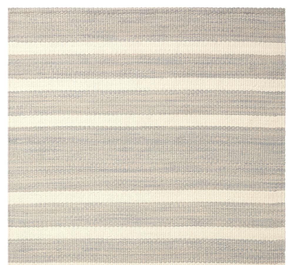 Danton Striped Performance Indoor/Outdoor Rug Pottery Barn