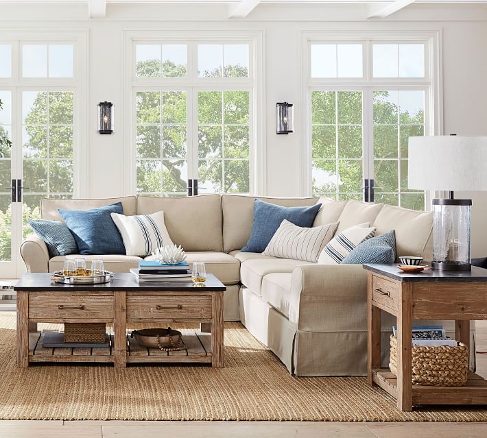 pottery barn living room lamps